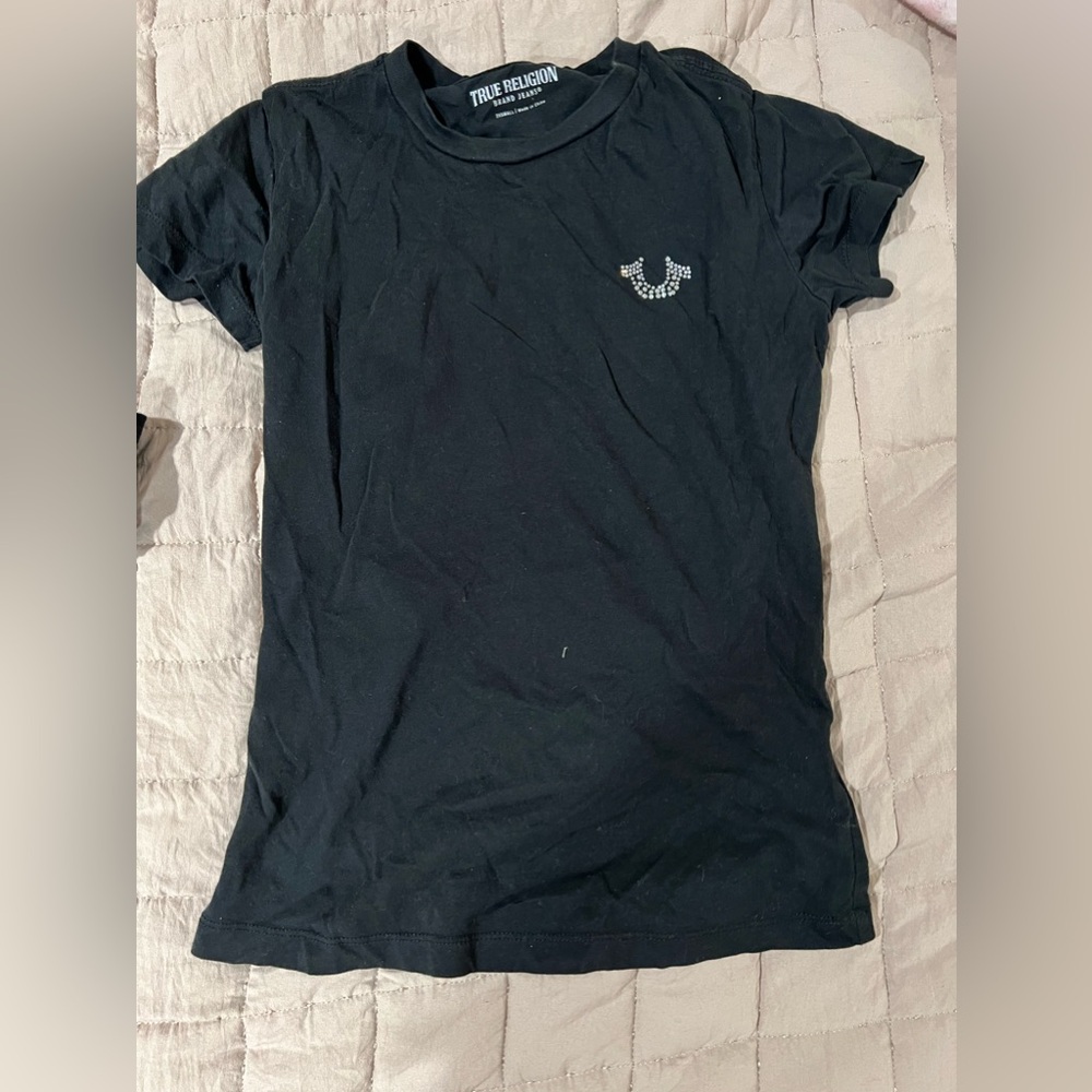 True religion women’s rhinestone tshirt XXS